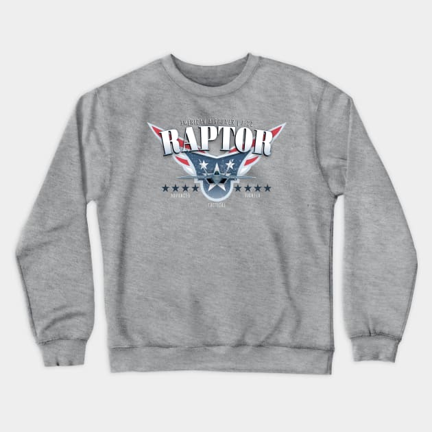 F-22 Raptor Crewneck Sweatshirt by TCP